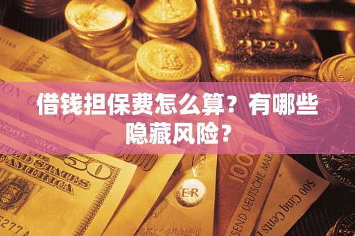 济南借钱担保费怎么算？有哪些隐藏风险？