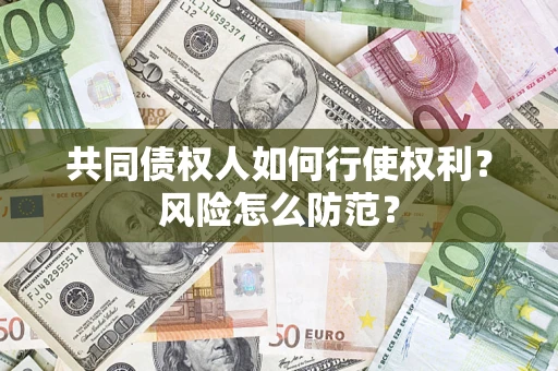 济南共同债权人如何行使权利？风险怎么防范？