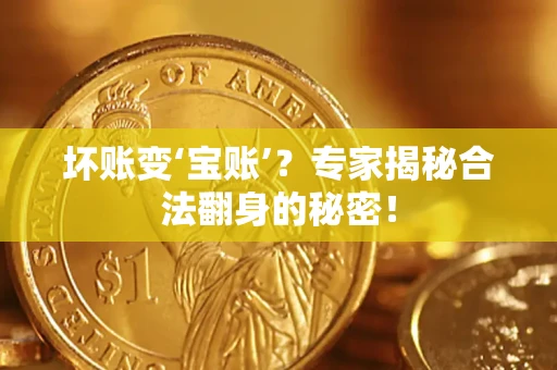 济南坏账变‘宝账’？专家揭秘合法翻身的秘密！