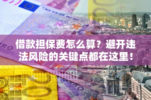 济南借款担保费怎么算？避开违法风险的关键点都在这里！