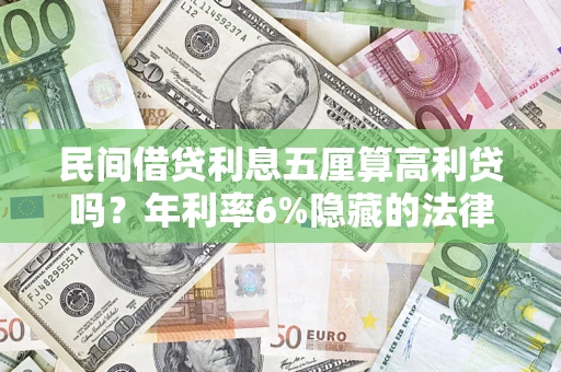 济南民间借贷利息五厘算高利贷吗？年利率6%隐藏的法律风险全解析
