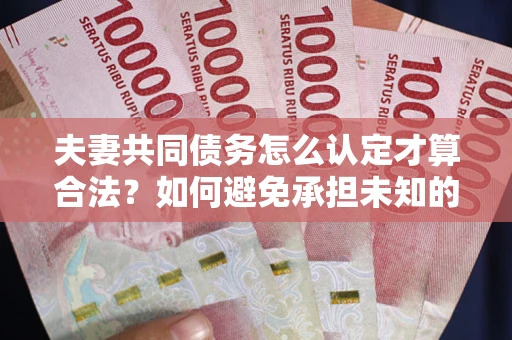 济南夫妻共同债务怎么认定才算合法？如何避免承担未知的债务风险？
